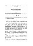 Concerning the Division of Disaster Emergency Services, and Making Conforming Technical Amendments to Present Statute and Making an Appropriation Therefor.