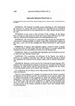 Senate Resolution No. 8