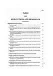 Table of Resolutions and Memorials