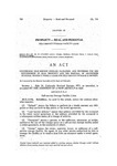 Concerning Self-Service Storage Facilites, and Providing for the Repossession of Real Property and the Disposal of Abandoned Personal Property When a Lease for Self-Service Storage is Broken