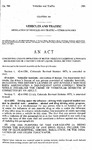 Concerning Unsafe Operation of Motor Vehicles Caused by a Driver's Recklessness or a Driver's Use of Liquor, Drugs, or Toxic Vapors