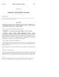 Concerning Measures Related to Permitting Parties to Certain Proposed Legal Relationships Under Title 14, Colorado Revised Statutes, to Satisfy Certain Requirements Without Having to Appear in Person. by Colorado General Assembly