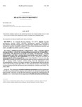 Concerning Modifications to the Administration of the Nursing Home Penalty Cash Fund, and, in Connection Therewith, Making and Reducing Appropriations.