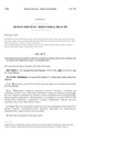 Concerning Secure Transportation for an Individual in Behavioral Health Crisis, and, in Connection Therewith, Making an Appropriation. by Colorado General Assembly