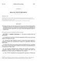 Concerning the Creation of the Community Behavioral Health Disaster Preparedness and Response Program in the Department of Public Health and Environment to Ensure Behavioral Health Is Adequately Represented Within Disaster Preparedness and Response Efforts Across the State, and, in Connection Therewith, Making an Appropriation. by Colorado General Assembly