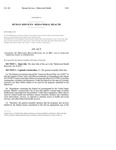 Concerning the “Behavioral Health Recovery Act of 2021”, and, in Connection Therewith, Making an Appropriation. by Colorado General Assembly