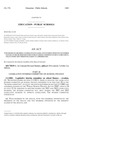 Concerning Establishing a School Finance Legislative Interim Committee to Consider Changes to the Method for Funding Public Schools to Improve Student Achievement, and, in Connection Therewith, Making an Appropriation.