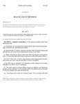 Concerning the Creation of the Kidney Disease Prevention and Education Task Force, and, in Connection Therewith, Making an Appropriation. by Colorado General Assembly