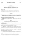 Concerning the Protection of Critical Services Through the Creation of Sustainable Medicaid Transportation Safety Requirements, and, in Connection Therewith, Making and Reducing an Appropriation. by Colorado General Assembly