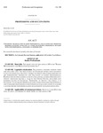 Concerning the Regulation of Radon Professionals, and, in Connection Therewith, Requiring Licensure to Practice as a Radon Measurement Professional or Radon Mitigation Professional, and Making an Appropriation. by Colorado General Assembly