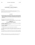 Concerning the Front Range Passenger Rail District, and, in Connection Therewith, Creating the District for the Purpose of Planning, Designing, Developing, Financing, Constructing, Operating, and Maintaining a Passenger Rail System, Specifying the Territory, Governing Structure, Powers, and Duties of the District, and Reducing an Appropriation. by Colorado General Assembly