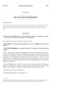 Concerning the Appropriate Use of Ketamine upon a Person in a Prehospital Setting, and, in Connection Therewith, Making an Appropriation. by Colorado General Assembly