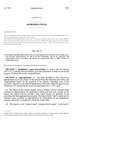 Concerning the Provision for Payment of the Expenses of the Executive, Legislative, and Judicial Departments of the State of Colorado, and of Its Agencies and Institutions, for and During the Fiscal Year Beginning July 1, 2021, Except as Otherwise Noted. by Colorado General Assembly