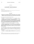 Concerning Early Childhood Development Service Districts, and, in Connection Therewith, Allowing a District to Include in Its Service Area Less Than All of the Territory of an Existing Taxing District and to Accept Gifts, Grants, and Donations