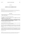 Concerning Restrictions on Making Public the Personal Information of Protected Persons at Risk of Threats by Colorado General Assembly