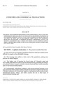 Concerning Assets Exempted from Seizure in Certain Proceedings, and, in Connection Therewith, Expanding the Amount and Application of the Homestead Exemption to Include Personal Property That Is Actually Used as a Residence, Increasing the Scope and Amount of Assets That May Be Exempted, Adding Certain New Exemptions, Recreating and Increasing an Exemption for Money in Depository Accounts, and Removing a Requirement That a Person Must Deposit and Not Commingle Funds in Order to Render Child Support Payments or Unemployment Benefits Exempt from Levy to Pay a Debt