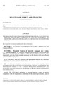 Concerning Placing Limitations on Prepaid Inpatient Health Plans, and, in Connection Therewith, Removing Prior Authorization for Outpatient Psychotherapy and Limiting When a Prepaid Inpatient Health Plan Can Retroactively Recover Provider Payments by Colorado General Assembly