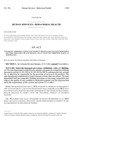 Concerning Addressing Conflicts Of Interest In Regional Organizations Responsible For Public Behavioral Health Services And In Connection Therewith by Colorado General Assembly