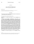 Concerning The Transfer Of Money From The Hazardous Substance Site Response Fund To The Hazardous Substance Response Fund by Colorado General Assembly