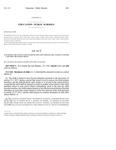 Concerning The Continuation Of Special Education Services For A Student In Foster Care When The Student Moves by Colorado General Assembly