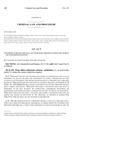 Concerning Increasing The Legal Age To Purchase A Firearm To Twenty One Years Of Age With Limited Exceptions by Colorado General Assembly