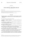 Concerning Creation Of A Family And Community Intervener Program To Support Children Experiencing Deafblindness And In Connection Therewith by Colorado General Assembly