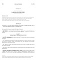 Concerning A Study Regarding Workforce Transitions To Other Industries And In Connection Therewith by Colorado General Assembly