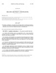 Concerning Authorizing A Transportation Network Company To Provide Nonmedical Transportation Services To Persons Who Are Enrolled In Certain Medicaid Waiver Programs And by Colorado General Assembly
