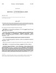 Concerning The Continuation Of The Division Of Gaming In The Department Of Revenue And In Connection Therewith Implementing The Recommendations Contained In The by Colorado General Assembly