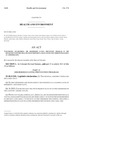 Concerning Establishing The Disordered Eating Prevention Program In The Department Of Public Health And Environment And In Connection Therewith by Colorado General Assembly