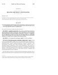 Concerning Requiring The Department Of Health Care Policy And Financing To Engage In A Stakeholder Process To Address The Oversight Of Host Home Providers  And  In