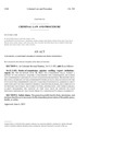 Concerning An Offender S Eligibility For Release From Confinement