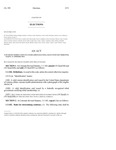 Concerning Modifications To Laws Regarding Elections  And  In Connection Therewith Making An Appropriation