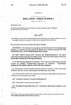 Concerning a Limitation on Information in School Reports Concerning the Percentage of Teachers Teaching in a Subject in Which the Teacher Received a Degree.