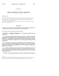 Concerning The Creation Of The  Olorado Commodity Supplemental Food Grant Program  And