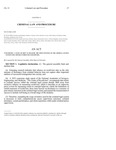 Concerning A Study Of How To Measure The Effectiveness Of The Criminal Justice System Using Metrics Other Than Recidivism