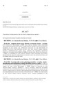 Concerning Entities Serving The New Twenty Third Judicial District