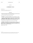 Concerning The Transfer Of One Million Four Hundred Ninety Six Thousand Dollars From The College Opportunity Fund To The General Fund