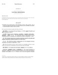 Concerning The Continuation Of The  Olorado Natural Areas Council  And  In