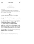 Concerning An Appropriation For Species Conservation Trust Fund Projects