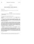 Concerning Updating Terminology That Refers To Entities That Administer Human Services Programs