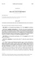 Concerning Licensing Issues For Clinics That Perform Services Related To Fertility