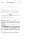 Concerning The Creation Of The Division Of Animal Welfare In The Department Of Agriculture  And  In Connection Therewith
