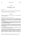 Concerning Changes Related To Programs Funded With Money The State Received From The Federal Coronavirus State Fiscal Recovery Fund  And  In Connection Therewith