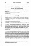 Concerning Regulation of Air Pollution Emissions from Stationary Sources, and, in Connection Therewith, Amending the Fee Structure for Air Pollutant Emission Notices, Changing the Applicable Dates for Cumulative Economic Analyses, and Making an Appropriation.