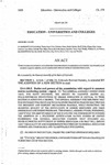 Concerning Creation of a Statewide Common Course Numbering System for the Transfer of Course Credits Among State-Supported Institutions of Higher Education.