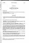 Concerning the Creation of the Division of Oil and Public Safety in the Department of Labor and Employment, and, in Connection Therewith, Eliminating the Office of State Inspector of Oils.