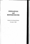 Initiatives and Referendums