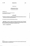 Concerning a Supplemental Appropriation to the Offices of the Governor, Lieutenant Governor, and State Planning and Budgeting.