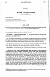 Concerning Increased Fees to be Credited to the Ground Water Management Cash Fund, and, in Connection Therewith, Making a Supplemental Appropriation.